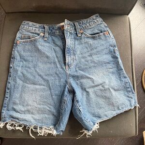 Blue Denim Jean Shorts